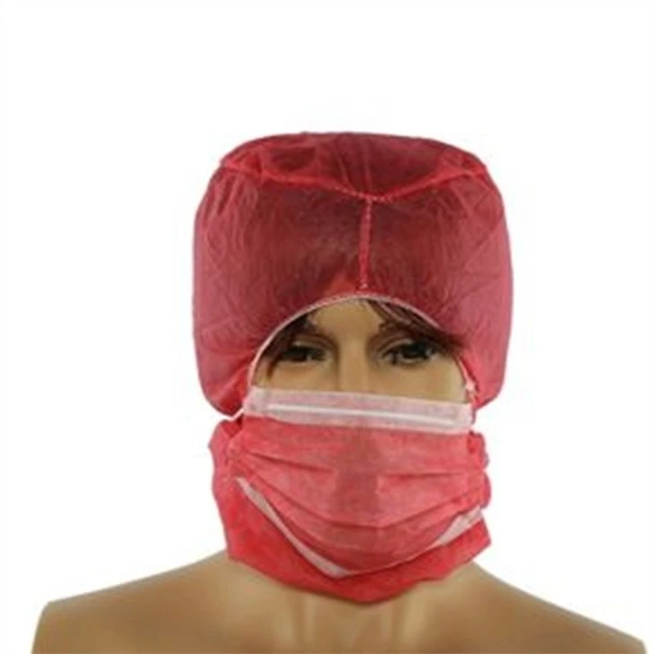 disposable hood cover with mask 1